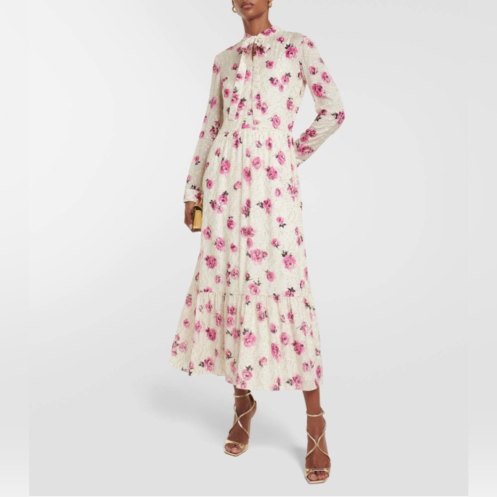NWT Red Valentino lame maxi dress